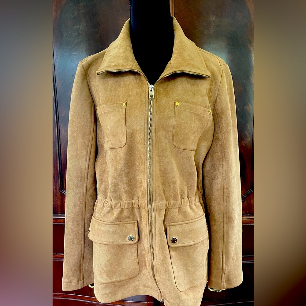 Andrew Marc Tan Utility Jacket for Women